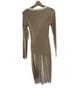 Macy's Brown Tan Wool Dress Size M - photo 2