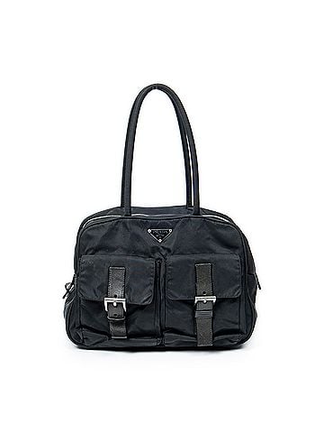 Prada Small Double Buckle Bowler (view 1)