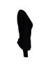 Alaïa 100% Wool Black Alaïa V Neck Sweater in Black Wool Size 10 - photo 3