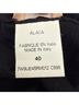 Alaïa 100% Wool Black Alaïa V Neck Sweater in Black Wool Size 10 - photo 5