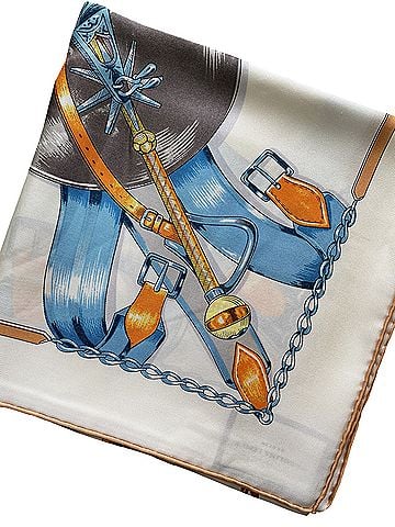 Carolina Lemke Equestrian Silk Scarf (view 2)