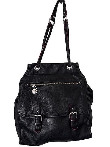 Isaac Mizrahi LIVE! flap Leather Hobo (view 1)