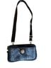 Baggallini Chevron-herringbone Black Leather Crossbody Bag One size - photo 1