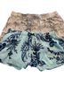 Calvin Klein 100% Rayon Floral Animal Print Multi Color Shorts Size M - photo 1