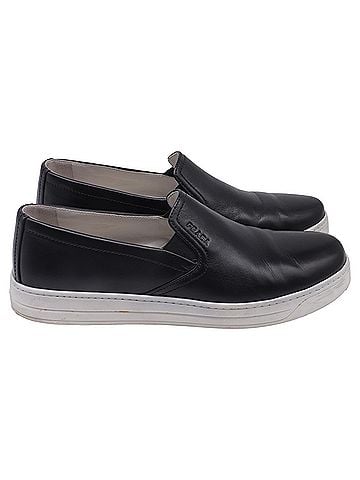 Prada Prada Sport Slip-On Sneakers in Black Leather (view 1)