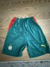 Puma Green Red Yellow Short Sleeve Button-Down Shirt Size 28 - photo 3