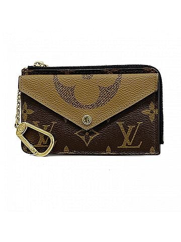 Louis Vuitton Louis Vuitton Monogram Reverse Portecart Recto Verso Wallet/Coin Case M81303 Brown Women's (view 1)