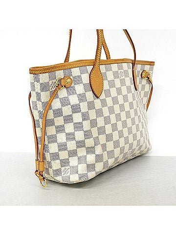 Louis Vuitton Louis Vuitton Damier Azur Neverfull PM Tote Bag N51110 White Women's (view 2)