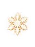 Chanel White CC Snowflake Brooch One size - photo 1