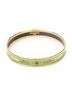 Hermes Leather Goods Green Enamel Bangle PM One size - photo 2