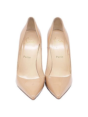Christian Louboutin Christian Louboutin So Kate 120 Pumps in Nude Patent Leather (view 2)