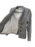 Veronica Beard Checkered-gingham Black White Blazer Size 2 - photo 6