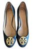 Tory Burch 100% Leather Black Wedges Size 7 - photo 1