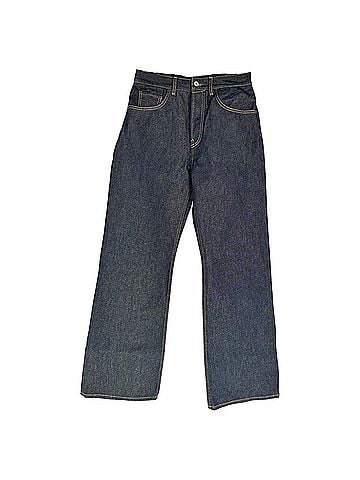 Acne Acne Studios Straight-Leg Jeans in Dark Blue Cotton (view 1)
