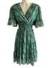 Max Studio 100% Polyester Floral Green Casual Dress Size S - photo 1