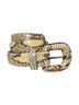 WCM New York 100% Snakeskin Animal Print Snake Print Belt Size L - photo 1