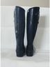 Hunter 100% Rubber Solid Black Rain Boots Size 7 - photo 4