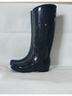 Hunter 100% Rubber Solid Black Rain Boots Size 7 - photo 3