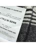 OFF-WHITE 100% Wool Multi Color Off-White Blanket Plaid Cape in Multicolor Wool Size 6 - photo 5
