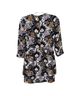A.L.C. 100% Silk Floral Black White Pink Orange Green Cocktail Dress Size 0 - photo 2