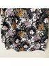 A.L.C. 100% Silk Floral Black White Pink Orange Green Cocktail Dress Size 0 - photo 7