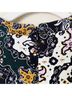 A.L.C. 100% Silk Floral Black White Pink Orange Green Cocktail Dress Size 0 - photo 8