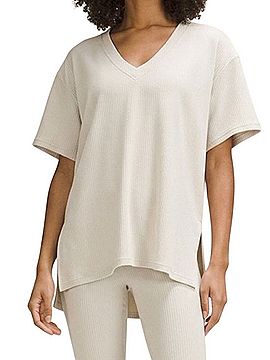 Lululemon Athletica Ribbed Softstreme Relaxed-Fit T-Shirt (view 1)