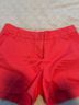 Dalia Collection 100% Cotton Red Pink Shorts Size 6 - photo 3