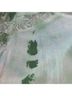Sacred Threads 100% Viscose Floral Green Multi Color Blouse Size M - photo 6