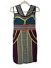 BCBGMAXAZRIA Graphic Multi Color Cocktail Dress Size M - photo 1