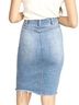 Marine Layer 100% Cotton Blue Denim Skirt Size 8 - photo 2