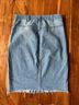 Marine Layer 100% Cotton Blue Denim Skirt Size 8 - photo 8