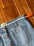 Marine Layer 100% Cotton Blue Denim Skirt Size 8 - photo 6