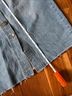 Marine Layer 100% Cotton Blue Denim Skirt Size 8 - photo 7