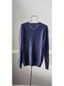 Club Room 100% Cashmere Blue Wool Pullover Sweater Size L - photo 4