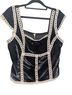 Free People 100% Polyester Black White Sleeveless T-Shirt Size M - photo 1