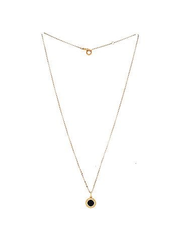 Bvlgari Bvlgari Bvlgari Pendant Necklace 18K Yellow Gold with Onyx (view 2)