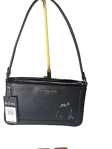 Karl Lagerfeld Paris Leather Shoulder Bag (view 1)