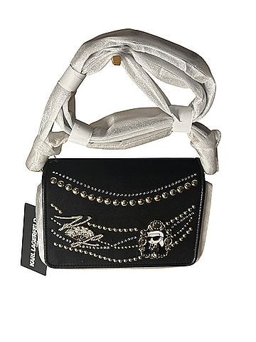 Karl Lagerfeld Paris Leather Crossbody Bag (view 1)
