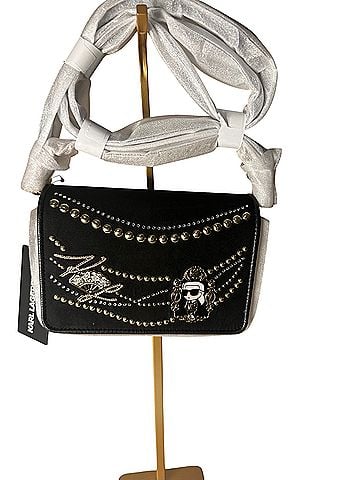 Karl Lagerfeld Paris Leather Crossbody Bag (view 2)