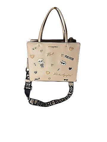 Karl Lagerfeld Paris Leather Tote (view 2)