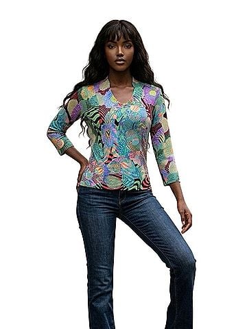 Alberto Makali Long Sleeve Blouse (view 2)