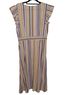 Evolutionary Stripes Multi Color Casual Dress Size M - photo 2