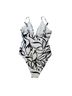 L Space Floral Black White One Piece Swimsuit Size L - photo 2