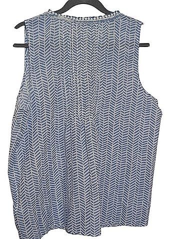 Vineyard Vines Chevron Geo Pintuck Top Sleeveless T-Shirt (view 2)