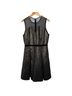 Draper James 73% Polyester 17% Cotton 10% Lurex 100% Polyester Floral Gold Black Cocktail Dress Size 14 - photo 5