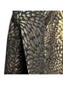 Draper James 73% Polyester 17% Cotton 10% Lurex 100% Polyester Floral Gold Black Cocktail Dress Size 14 - photo 7