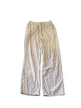 Denim & Flower Linen Pants (view 1)