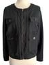 Banana Republic Solid Black Jacket Size S - photo 4