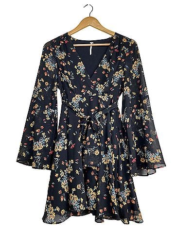 Free People Lilou Bell Sleeve Cocktail Dress (view 1)